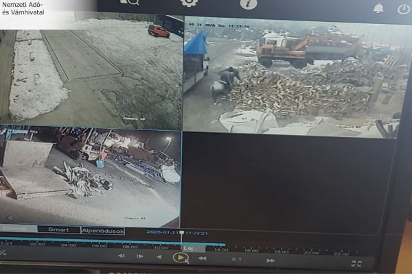 Térfigyelő buktatta le a feketén foglalkoztatót