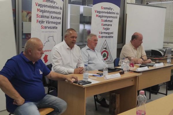 „Ki mit változtatna a vagyonvédelem területén” érdekegyeztető fórum Székesfehérváron